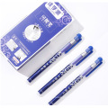 School supplies erasable gel pen crystal blue easy erasable 0.5MM bullet student hot erasable pen